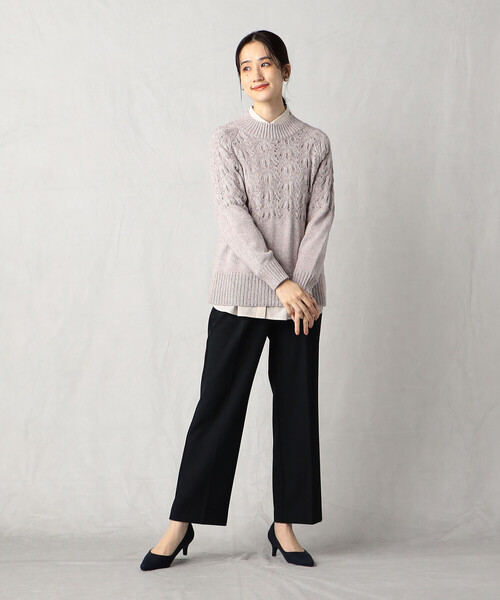 「Comme ca Mature」 パンツ LARGE ネイビー レディース_画像7