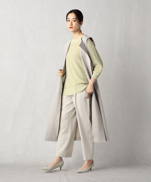 「Comme ca Mature」 パンツ LARGE ネイビー レディース_画像9