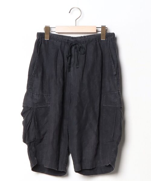 comoli ハーフパンツ COMOLI（コモリ） カナパカーゴ ハーフパンツ 1 ブラック メンズ