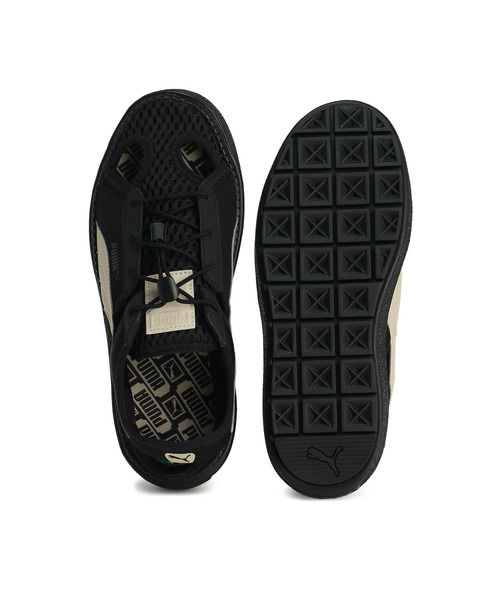 PUMA スニーカー ブラック ホワイト PUMA（プーマ） シューズ 24.5cm ブラック×ホワイト レディース