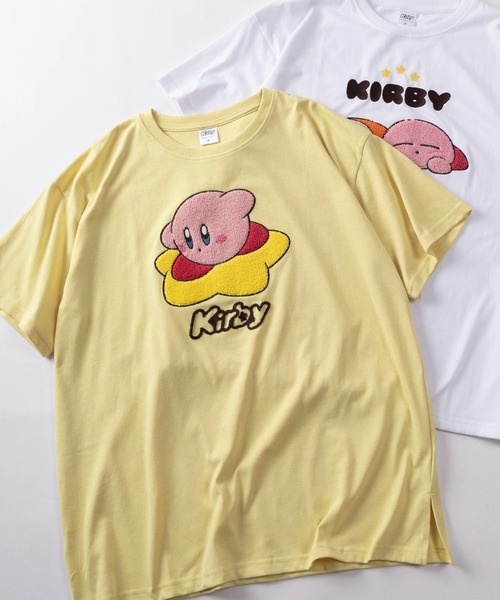 tシャツ 半袖 「71」星のカービィ ワドルディ サガラ刺繍 ワイド