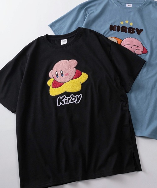 tシャツ 半袖 「71」星のカービィ ワドルディ サガラ刺繍 ワイド