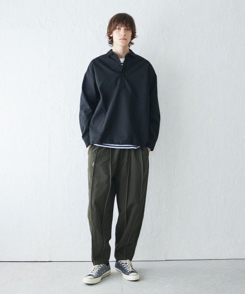 「rehacer」 長袖ポロシャツ X-LARGE ベージュ メンズ_画像5