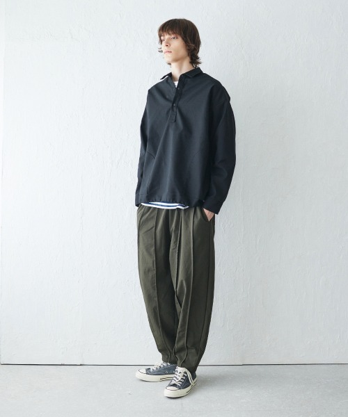 「rehacer」 長袖ポロシャツ X-LARGE ベージュ メンズ_画像6