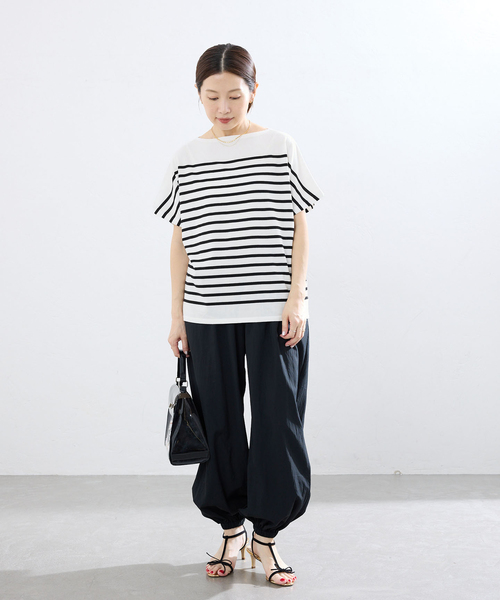 IENA（イエナ） ニット セーター リラックスボーダープルオーバー