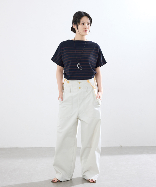 IENA（イエナ） ニット セーター リラックスボーダープルオーバー