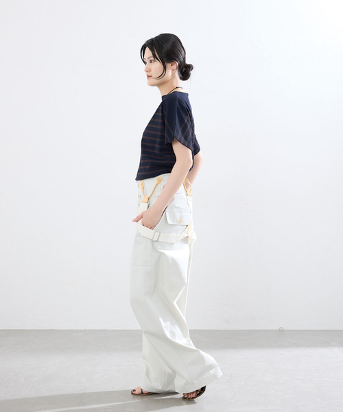 IENA（イエナ） ニット セーター リラックスボーダープルオーバー