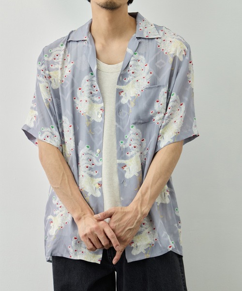アロハシャツ シャツ メンズの画像