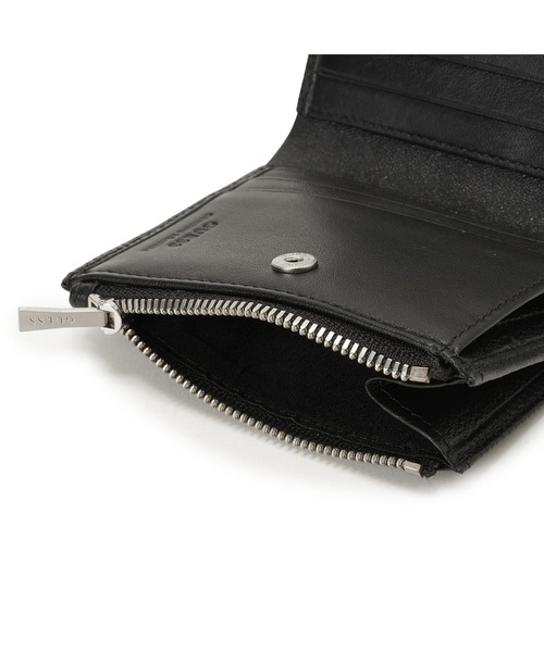メンズ 小銭入れブラック GUESS（ゲス） 二つ折り 二つ折り財布 財布 MILANO Bifold Zip 財布