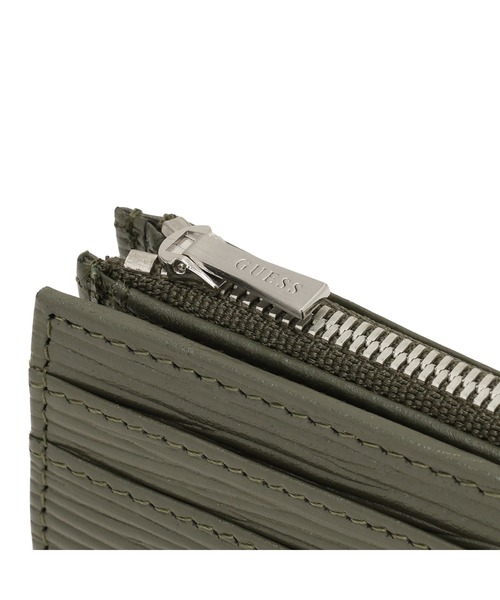 ②☆優良品☆モノグラム♪2つ折り財布★カードケース GUESS（ゲス） 二つ折り 二つ折り財布 財布 MILANO Bifold Zip 財布