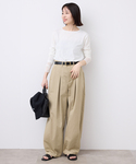 ワイドパンツ チノパン 「接触冷感/追加4」ラ...の詳細画像4