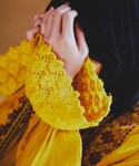 「Freada」 長袖ワンピース フリ- ブラ...の詳細画像3