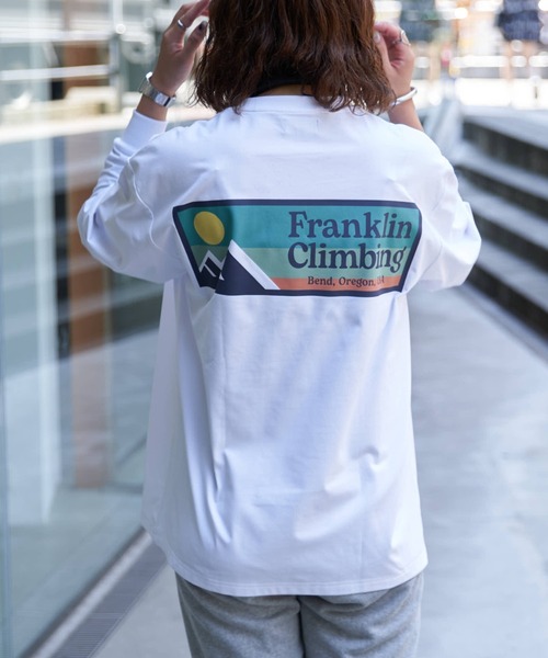 「Franklin Climbing」 長袖Tシャツ LARGE ブルー メンズ_画像2