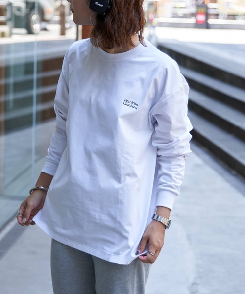 「Franklin Climbing」 長袖Tシャツ LARGE ブルー メンズ_画像4