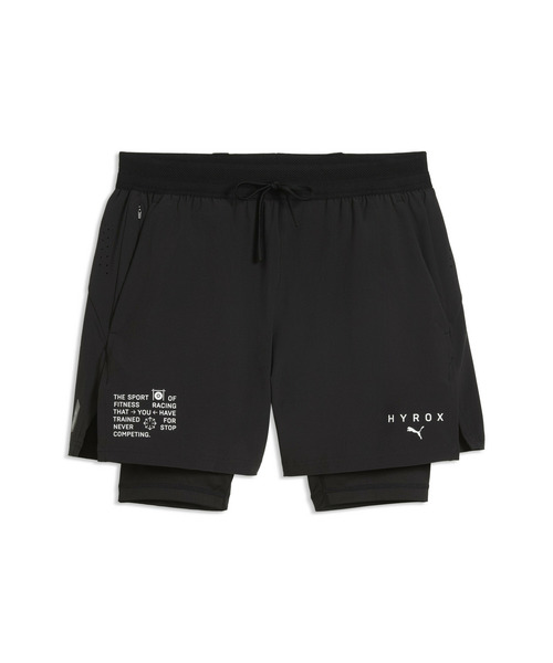 新品タグ付 PUMA × HYROX 2in1 ショーツ 未使用 PUMA（プーマ） パンツ メンズ トレーニング PUMA x HYROX 2IN1
