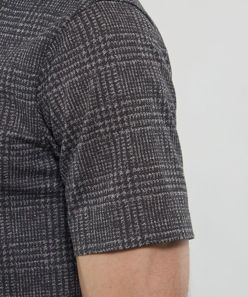 「MACKINTOSH LONDON」 半袖シャツ L ブラウン系その他5 メンズ_画像8
