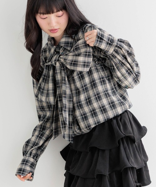 Heather（ヘザー） ブラウス シャツ マルチWAYドッキングシャツ2 