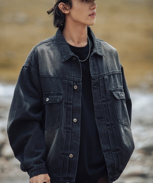 「aimoha」 デニムジャケット X-LARGE ブルー レディース_画像5