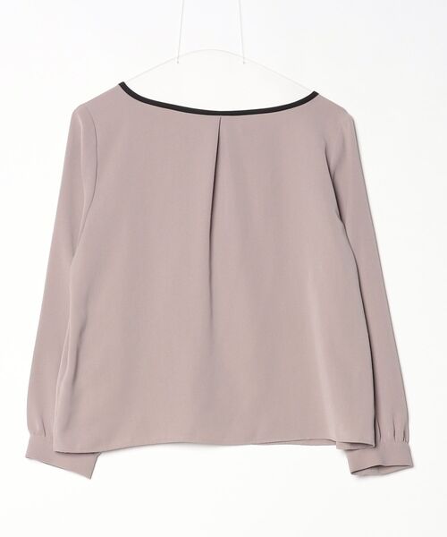 「NATURAL BEAUTY BASIC」 長袖ブラウス SMALL ブラウン レディース_画像2