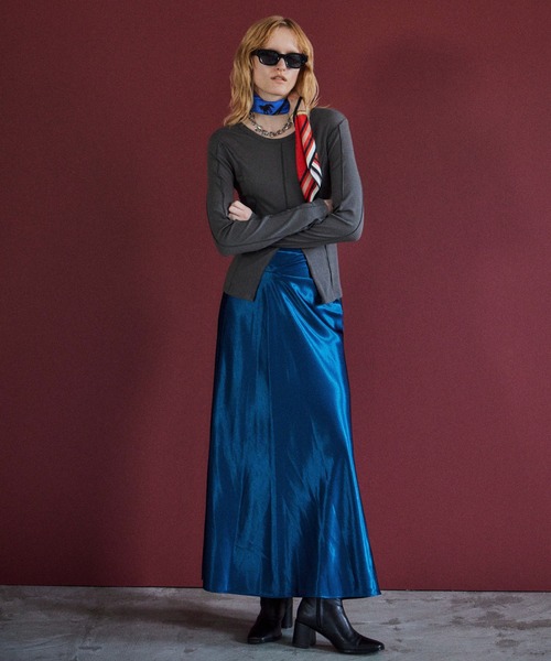 MAISON SPECIAL（メゾンスペシャル） スカート Satin Skirt/サテン