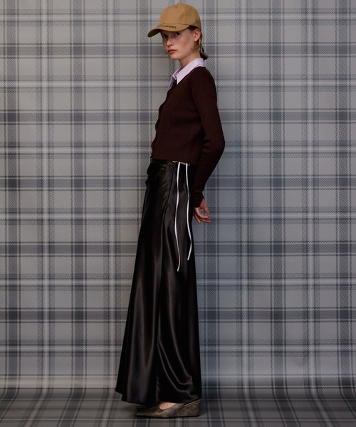 MAISON SPECIAL Satin Bias Skirt サテンスカート MAISON SPECIAL（メゾンスペシャル） スカート Satin Skirt/サテン