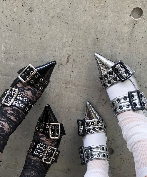 「Jeffrey Campbell」 ヒールサンダル 38 シルバー レディース_画像3