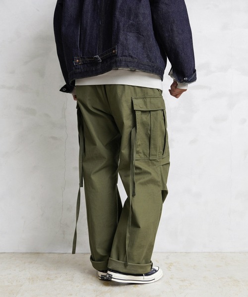 「WAIPER.inc」 カーゴパンツ - オリーブ メンズ_画像9