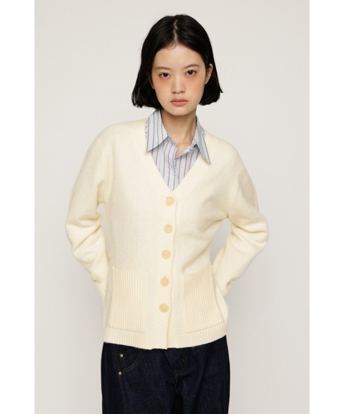SLY（スライ） カーディガン V NECK BUTTON CD Vネックボタン