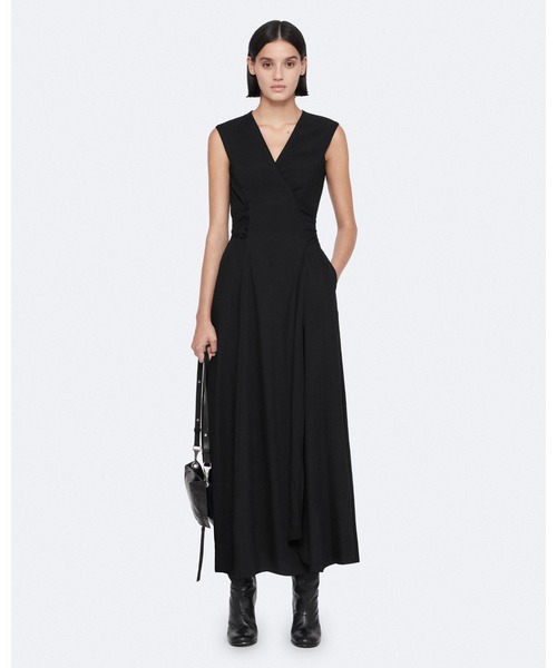 ALLSAINTS（オールセインツ） ワンピース JEANNE MIDI WRAP DRESS