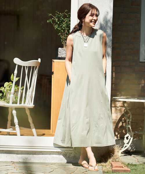 ワンピース B Ming By Beams シルケット フレア ノースリーブ ワンピース 21ss Zozotown Paypayモール店 通販 Paypayモール