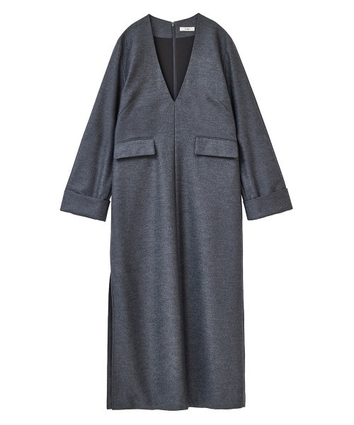 CLANE（クラネ） ワンピース V NECK STRAIGHT LINE ONE PIECE