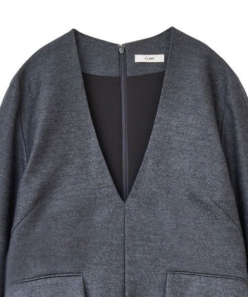 CLANE（クラネ） ワンピース V NECK STRAIGHT LINE ONE PIECE