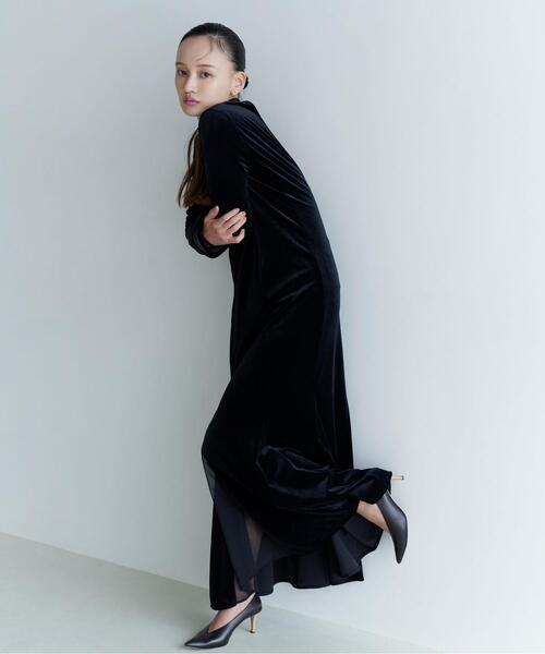 ワンピース わたなべ麻衣さん Emmel Refines Em Wm バックオープン ベロア ワンピース Zozotown Yahoo 店 通販 Yahoo ショッピング