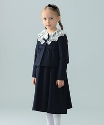 美品　こどもビームス　ネイビーフォーマルワンピース　115 こども ビームス ワンピース CHOPIN with Kodomo BEAMS / セレモニー