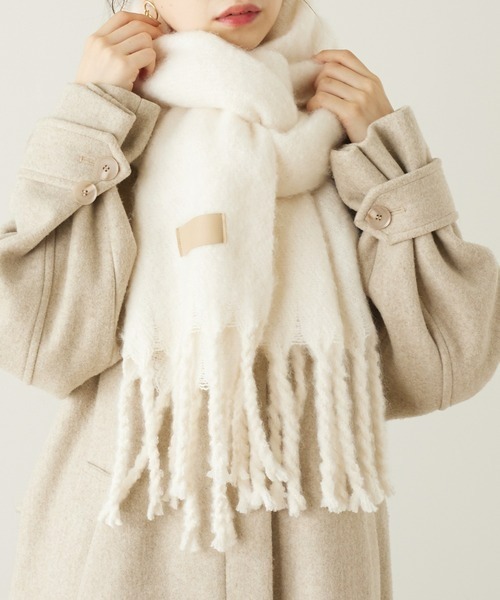 Chico（チコ） マフラー 太フリンジストール : ZOZOTOWN Yahoo!店