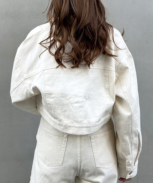 INGNI（イング） ジャケット Gジャン クロップド丈Gジャン : ZOZOTOWN