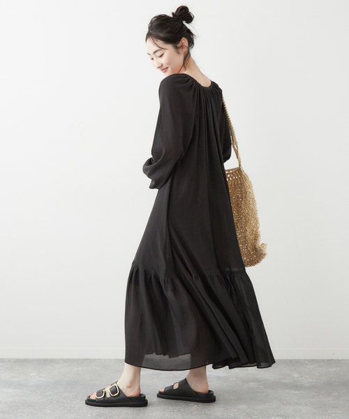 plage ワンピース Sheer Voile ティアードワンピース : ZOZOTOWN
