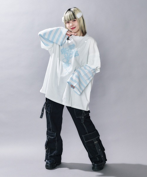 WEGO（ウィゴー） tシャツ Tシャツ WEGO/【一部店限定】フェイク