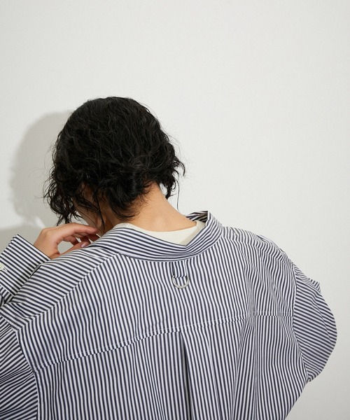 ADAM ET ROPÉ シンプルコットンシャツ SALON adam et ropé(サロン アダム エ ロペ) シャツ/ブラウス