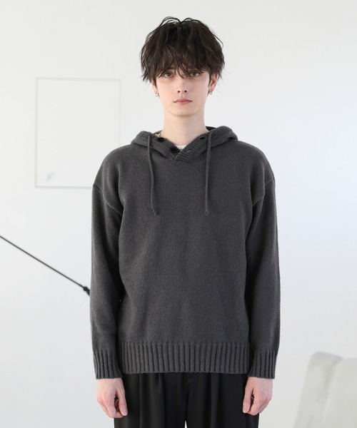 ASTRONOMY パーカー Buyer's Select/ハーフボタンニットパーカー