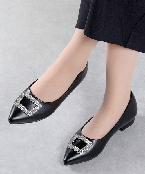 LibertyDoll（リバティードール） パンプス ポインテッドトゥビジュー