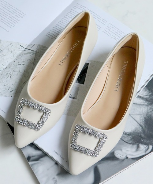 LibertyDoll（リバティードール） パンプス ポインテッドトゥビジュー