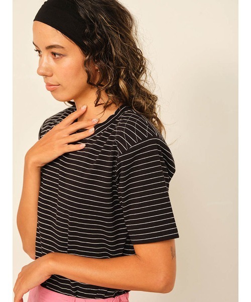 null. tシャツ パワーショルダーTシャツ レディース : ZOZOTOWN