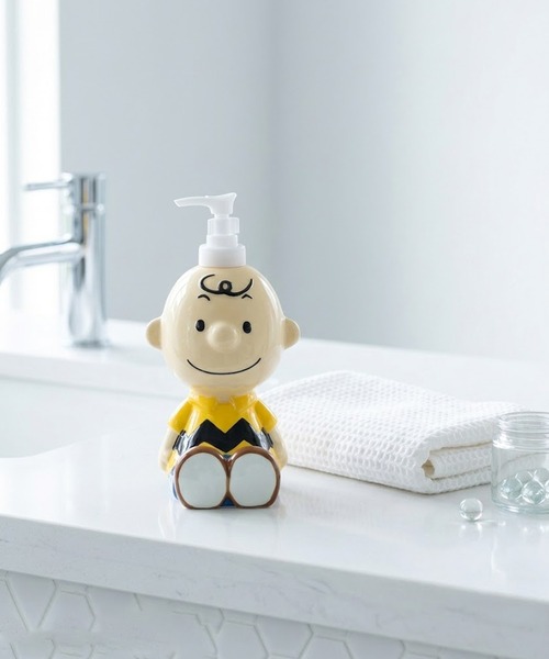 PEANUTS バス トイレ PEANUTS/ピーナッツ ソープディスペンサー