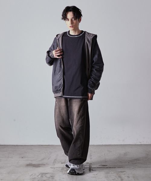 CIASENSE tシャツ Hand-stitched oversized T-shirt/ハンドステッチ