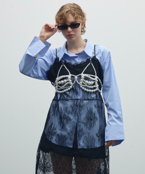 uyu. キャミソール バックリボンパールビスチェ : ZOZOTOWN Yahoo!店