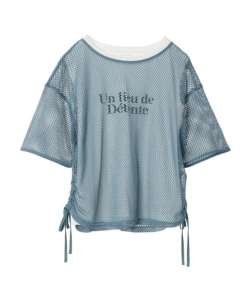 売れ筋商品|||イーブン アンド オド Tシャツ レディース トップス 2 PACK - Top - light grey/summer green Green Parks tシャツ SET2点 メッシュ+ノースリーブロゴプル