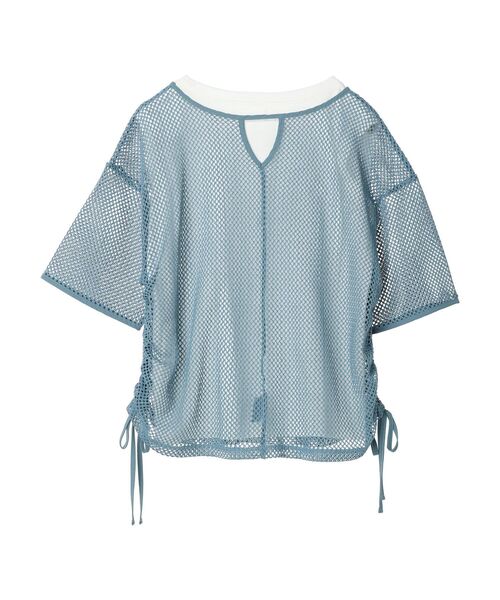 tシャツ メッシュノースリーブプルオーバー レディース Green Parks tシャツ SET2点 メッシュ+ノースリーブロゴプル