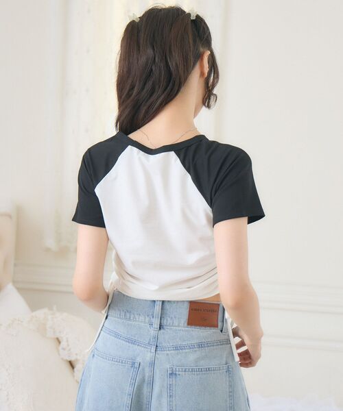 サンプル品　ドロストロゴTシャツ Emsexcite tシャツ ドロストロゴTEE レディース : ZOZOTOWN