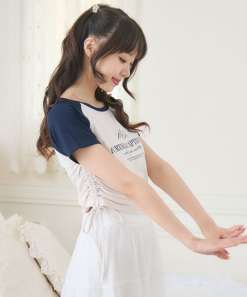 サンプル品　ドロストロゴTシャツ Emsexcite tシャツ ドロストロゴTEE レディース : ZOZOTOWN